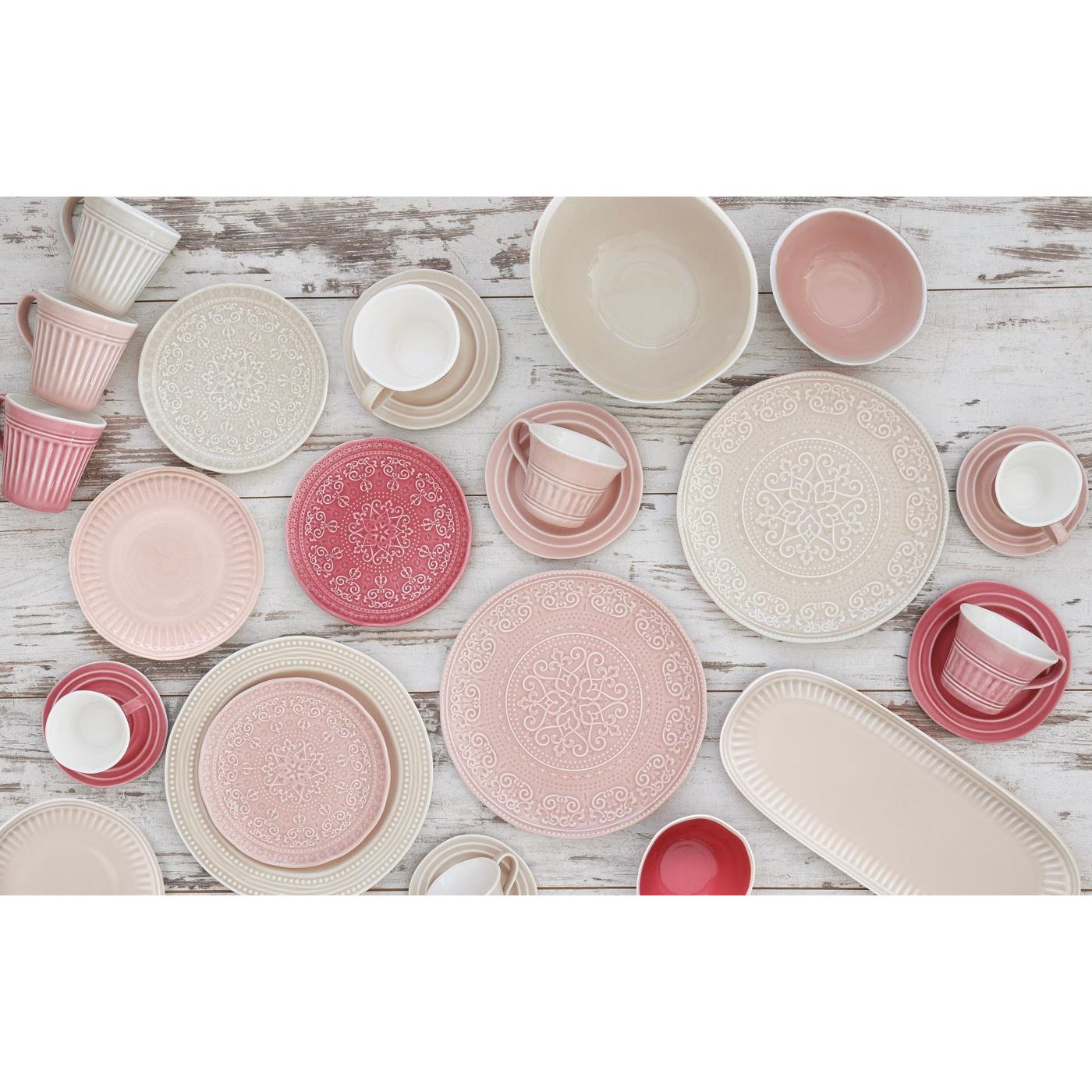 Abitare - Set of 6 Coffee Cups - Porcelain - Light Pink