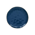 Interiors - Set De 4 Assiettes Plates - Porcelaine - Bleu
