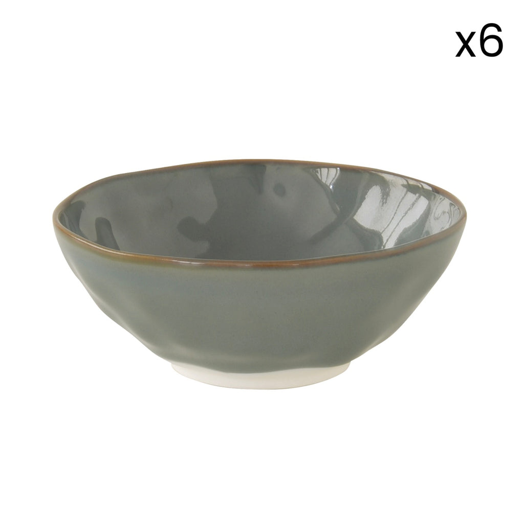 Interiors - Set De 6 Bols - Porcelaine - Céladon