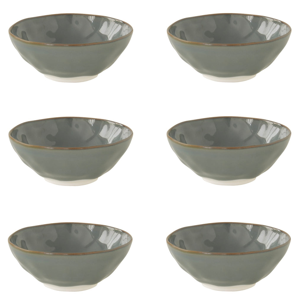 Interiors - Set De 6 Bols - Porcelaine - Céladon