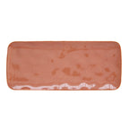 Interiors - Set De 4 Assiettes Rectangulaires - Porcelaine - Brique