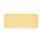 Interiors - Set De 4 Assiettes Rectangulaires - Porcelaine - Jaune