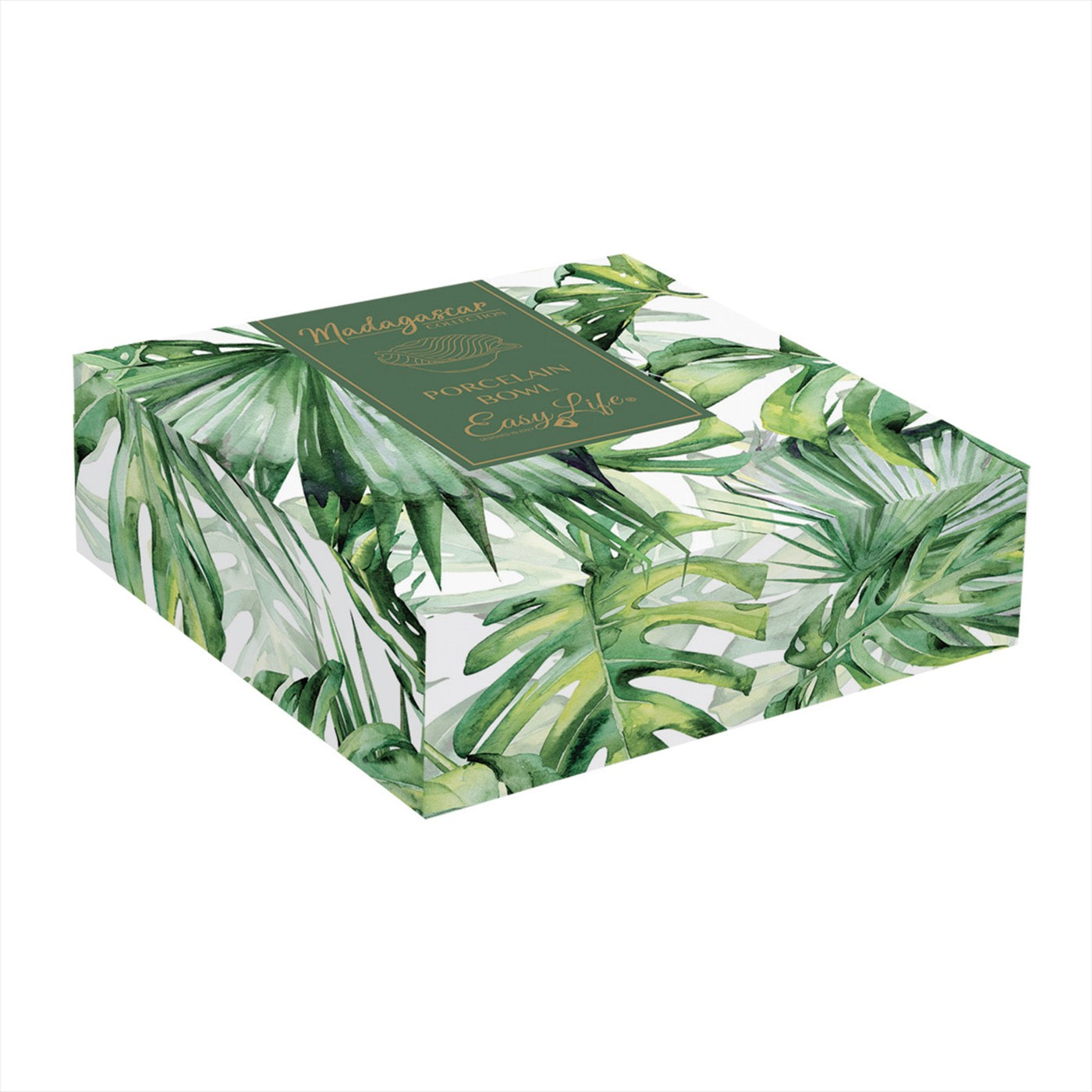 Madagascar - Coupelle Feuille - Porcelaine - Vert Clair