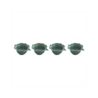 Madagascar - Set Of 4 Mini Leaf Bowls - Porcelain - Green