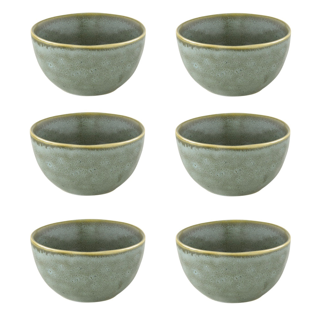 Essential - Set De 6 Bols - Grès - Vert