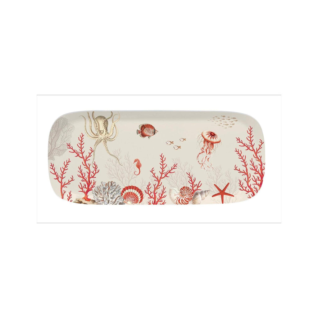 Coral Reef - Plat De Service Ovale - Porcelaine - Multicolore
