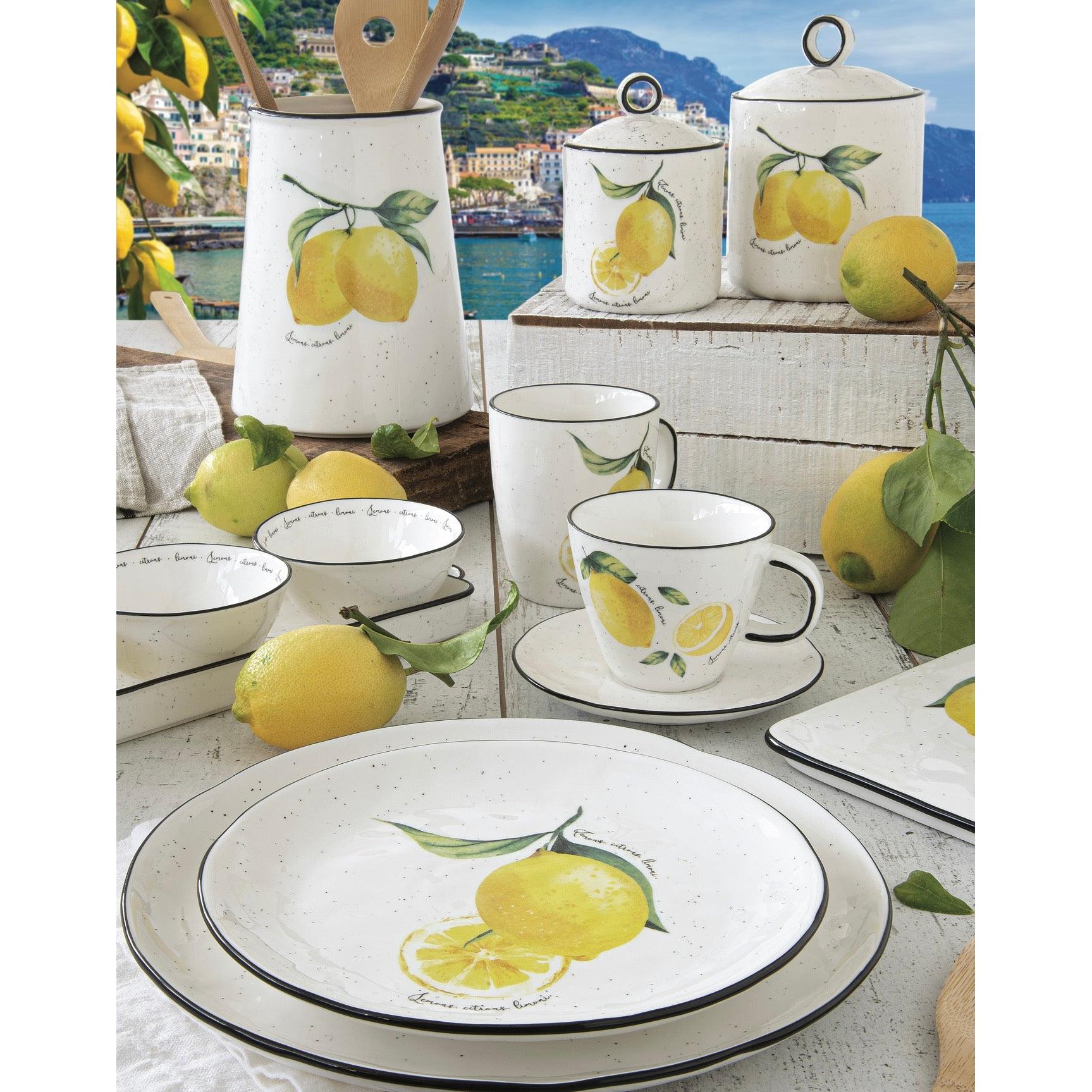 Amalfi - Tasse Avec Soucoupe - Porcelaine - Multicolore
