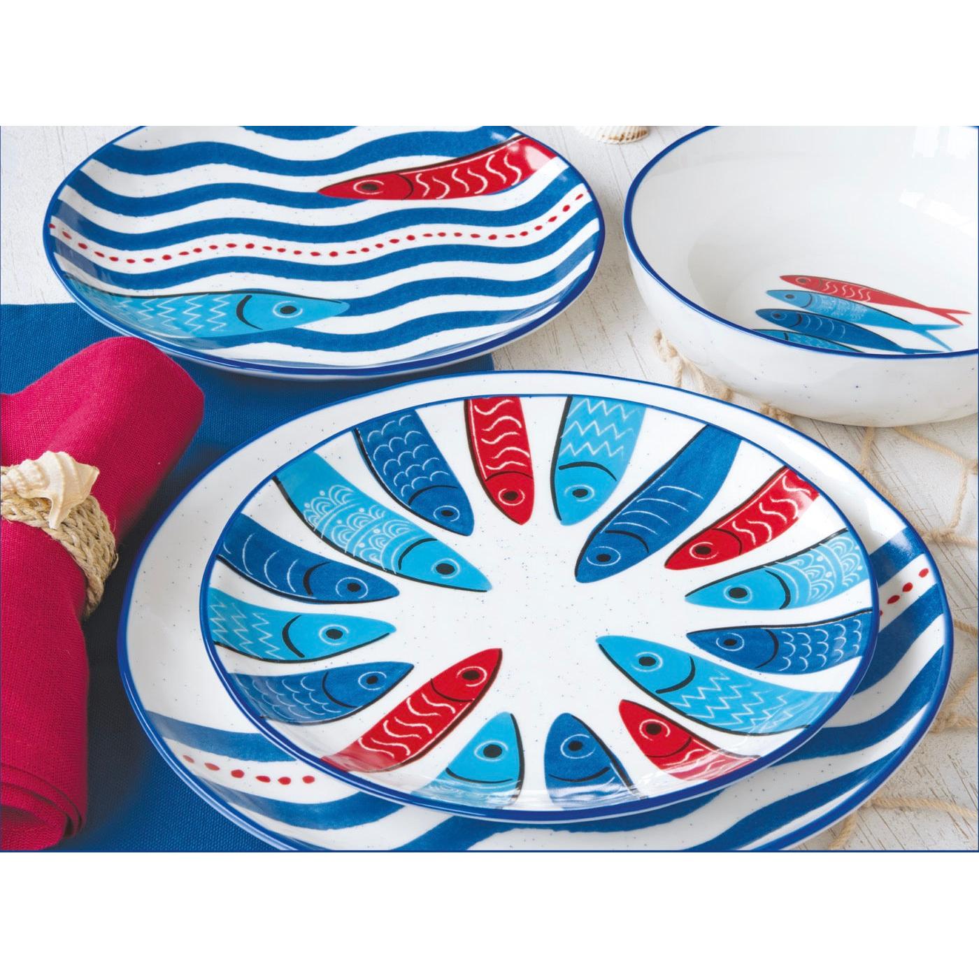 Sardine's Party - Tasse Avec Soucoupe - Porcelaine - Multicolore
