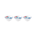 Sardine's Party - Set De 3 Bols - Porcelaine - Multicolore
