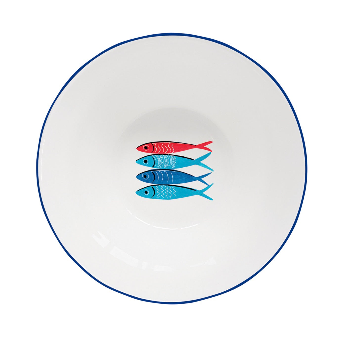 Sardine's Party - Saladier - Porcelaine - Multicolore