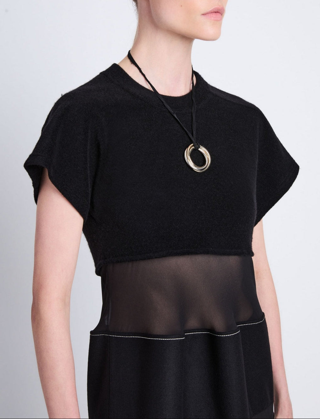 Proenza Schouler - Multi Media Dress - Black - Mujer
