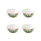 Exotica - Set De 4 Bols - Porcelaine - Multicolore