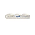 Elegance - Set De 3 Bols Avec Support - Porcelaine - Multicolore