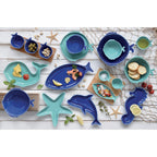 Sea Friends - Assiette Version 4 - Porcelaine - Multicolore
