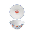Cote De Mer - Set De 6 Bols - Porcelaine - Multicolore