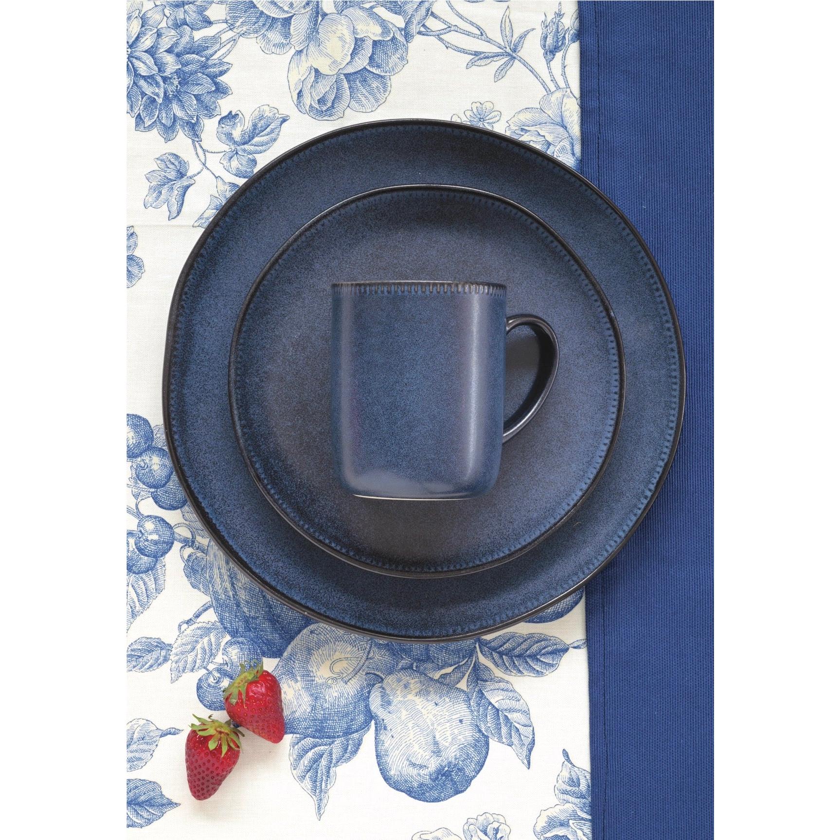 Blue Maison - Mug - Grès - Bleu