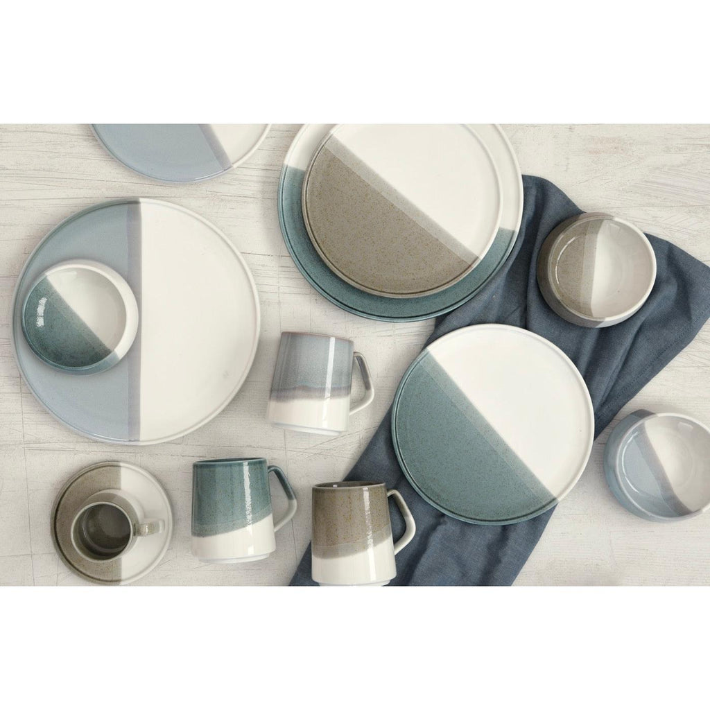 Double - Set De 2 Bols - Porcelaine - Vert