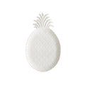Madagascar - Plat Ananas - Porcelaine - Blanc