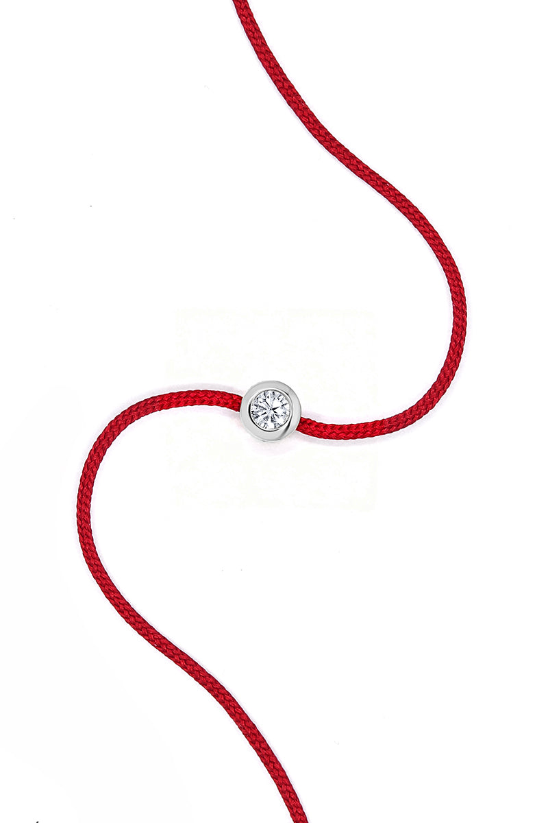 Rope Bracelet “Mon Délicat” Red D0.05/1