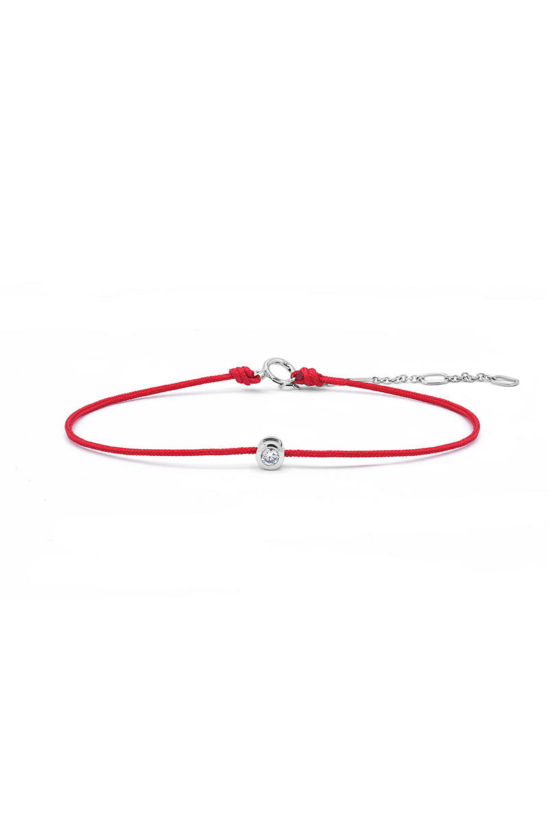 Rope Bracelet “Mon Délicat” Red D0.05/1