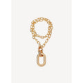 Colgante Xl De Metal Dorado - Mujer