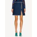 Falda tejida - Azul denim - Mujer