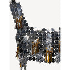Crop Top - Plata Y Oro - Mujer