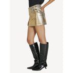 Woven Skirt - Dark Gold - Women