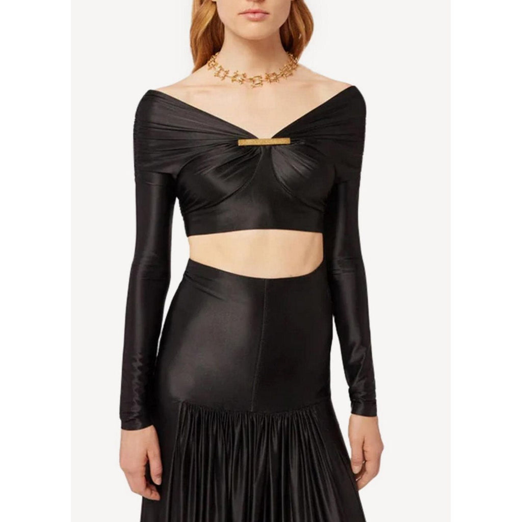 Knitted Top - Black - Women