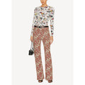 Woven Trousers - Cotton Grunge Tapestry - Women