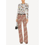 Woven Trousers - Cotton Grunge Tapestry - Women
