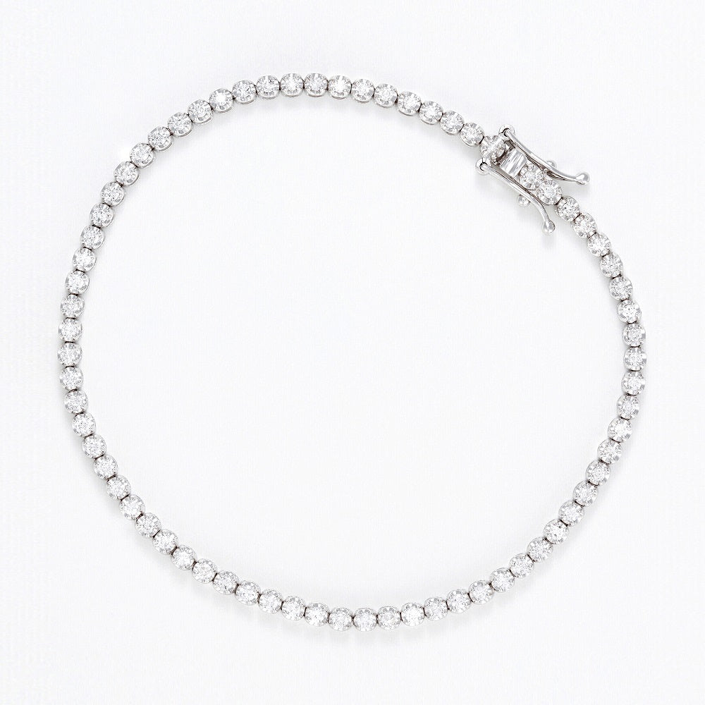 Rivière-Armband „1 Karat“ Diamant: 1 ct/65