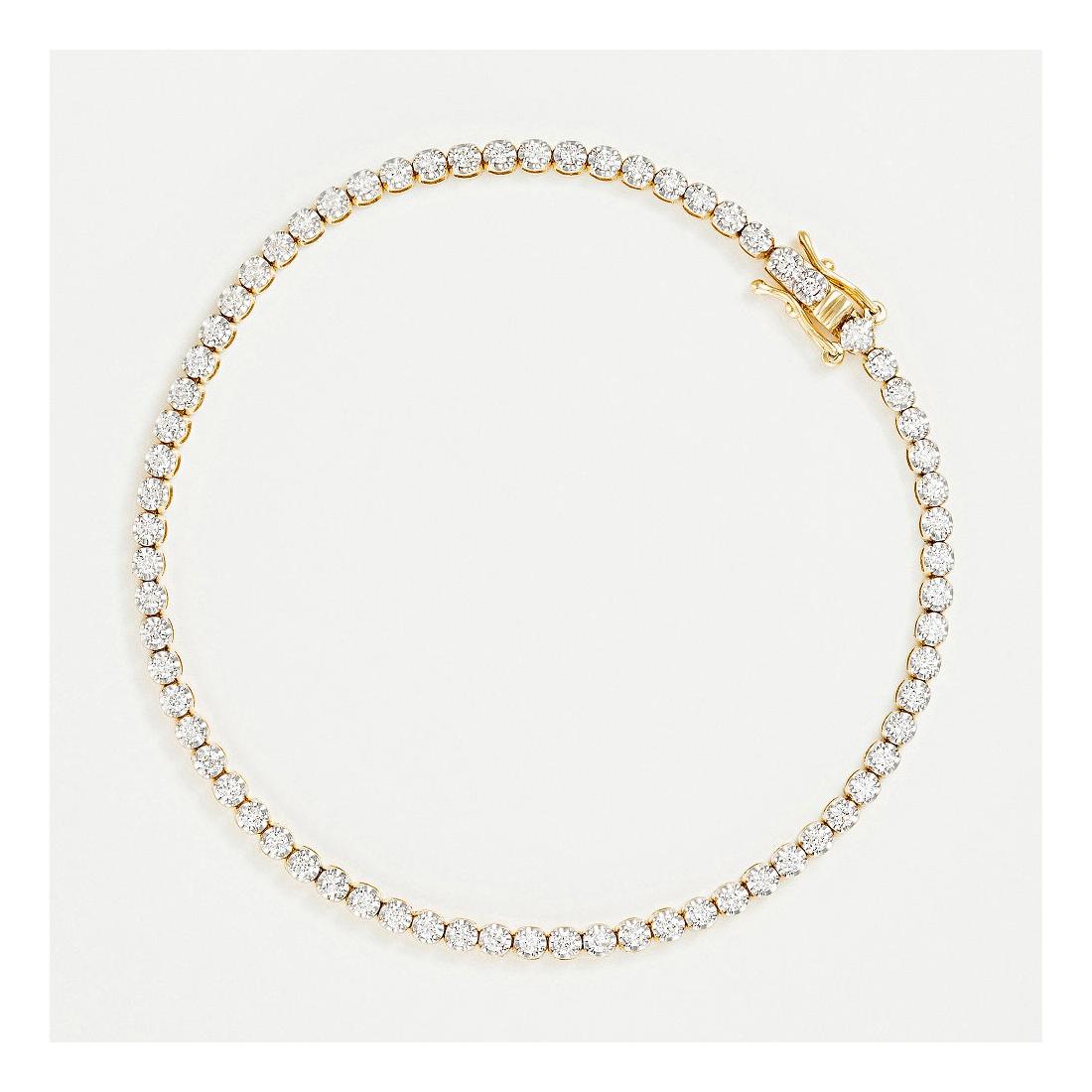 Bransoletka "Rivière 1 karat" Diament: 1 ct/65