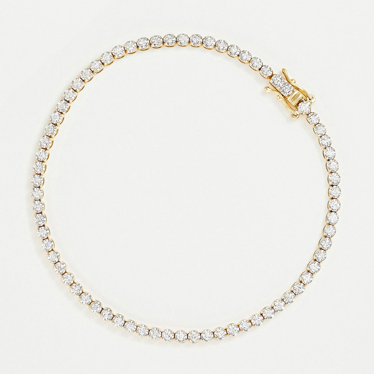 Bracelet " Rivière 1 Carat" Diamant :1Ct/65