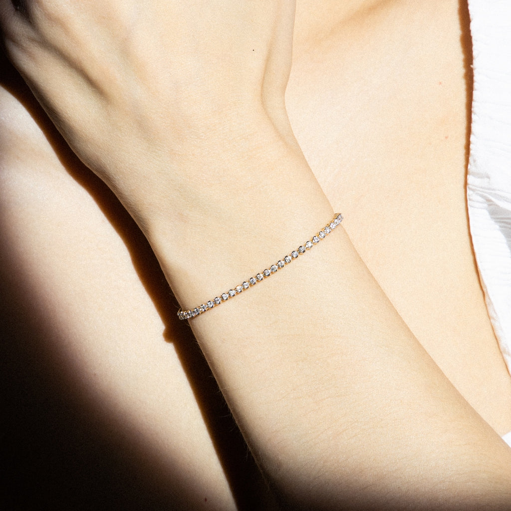 Pulsera “River 1 Quilate” D1Ct/65 – Oro amarillo 417/1000