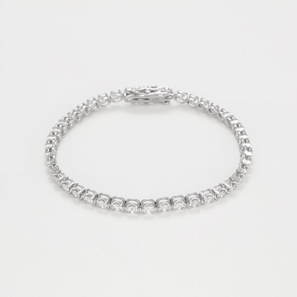 "4 Carat River" Bracelet D4/42 - 375/1000 White Gold