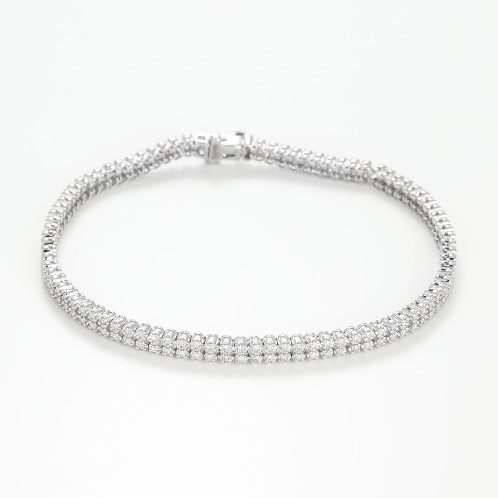 Pulsera "Rang" D0.90 Ct/180 - Oro blanco