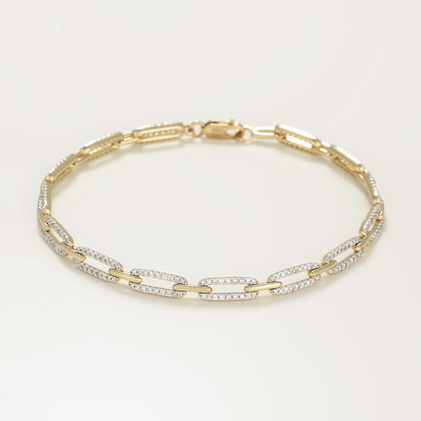 "Ausar" Bracelet D1/252 - 375/1000 Yellow Gold