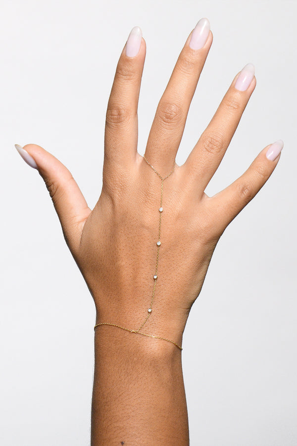 "Tiyi" Bracelet D0.09/4 - 375/1000 Yellow Gold