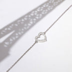 Bracelet "OS Portes Mon Coeur" D0.05/24 - White Gold 375/1000
