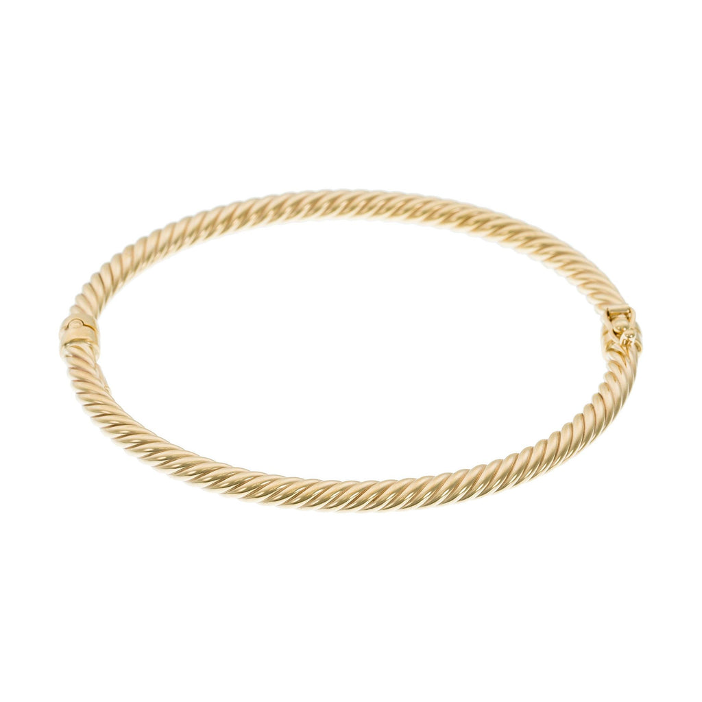 Pulsera “Torsade” de Oro Amarillo 375/1000
