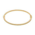 Pulsera “Torsade” de Oro Amarillo 375/1000