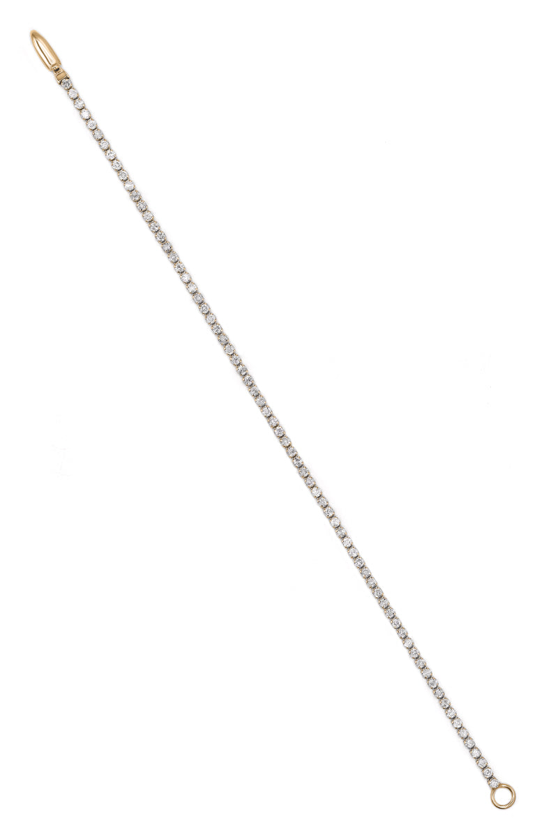 “Sublime Rivière” Bracelet 375/1000 Yellow Gold D1,040/86