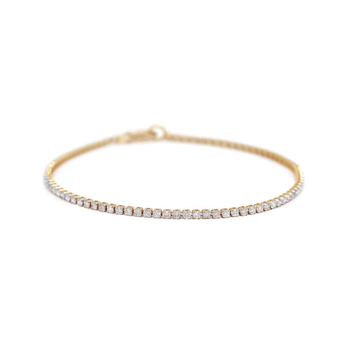 “Sublime Rivière” Bracelet 375/1000 Yellow Gold D1,040/86
