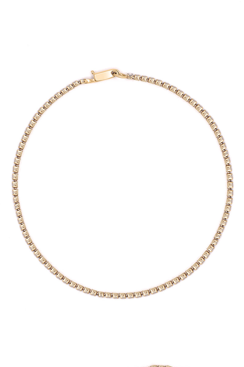 “Sublime Rivière” Bracelet 375/1000 Yellow Gold D1,040/86
