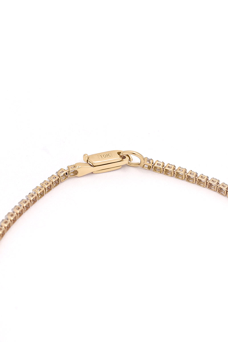 “Sublime Rivière” Bracelet 375/1000 Yellow Gold D1,040/86