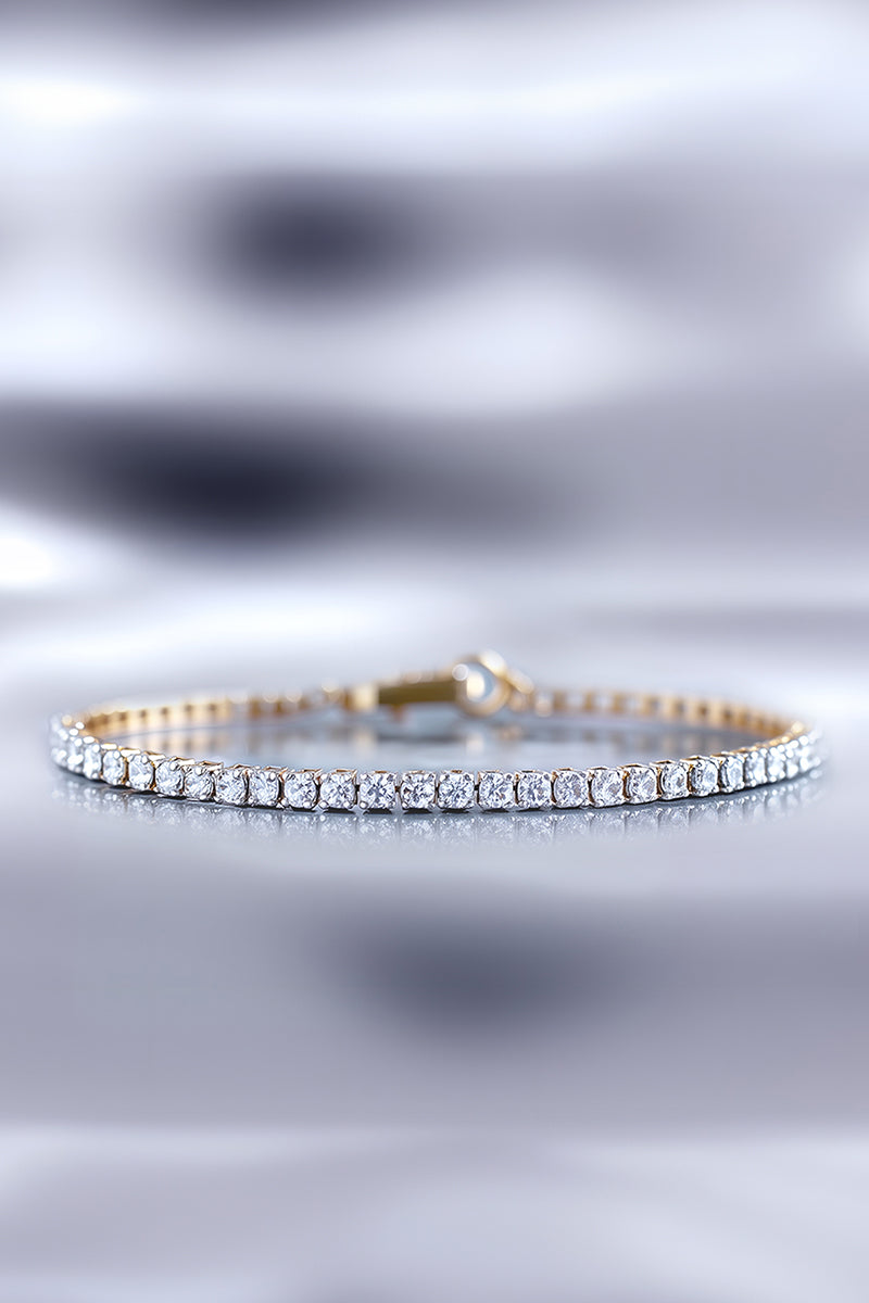 “Sublime Rivière” Bracelet 375/1000 Yellow Gold D1,040/86