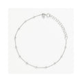 Bracelet Chaîne Boule En Or Blanc