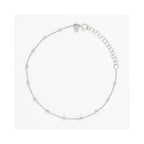 Pulsera De Cadena De Bolas En Oro Blanco 375/1000