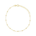 Bracelet Chaîne Boule En Or Jaune 375/1000
